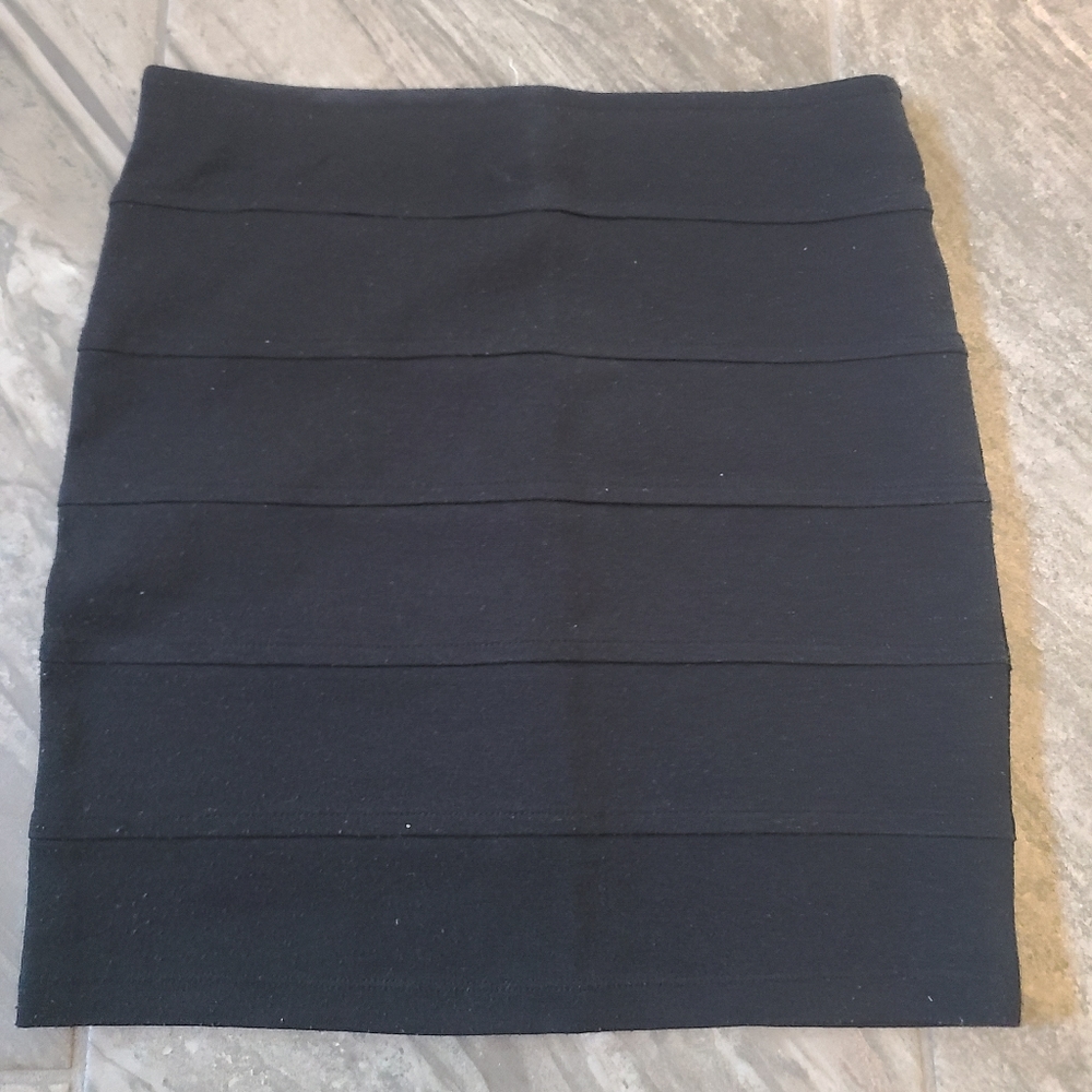 Forever 21 Black Bandage Skirt
